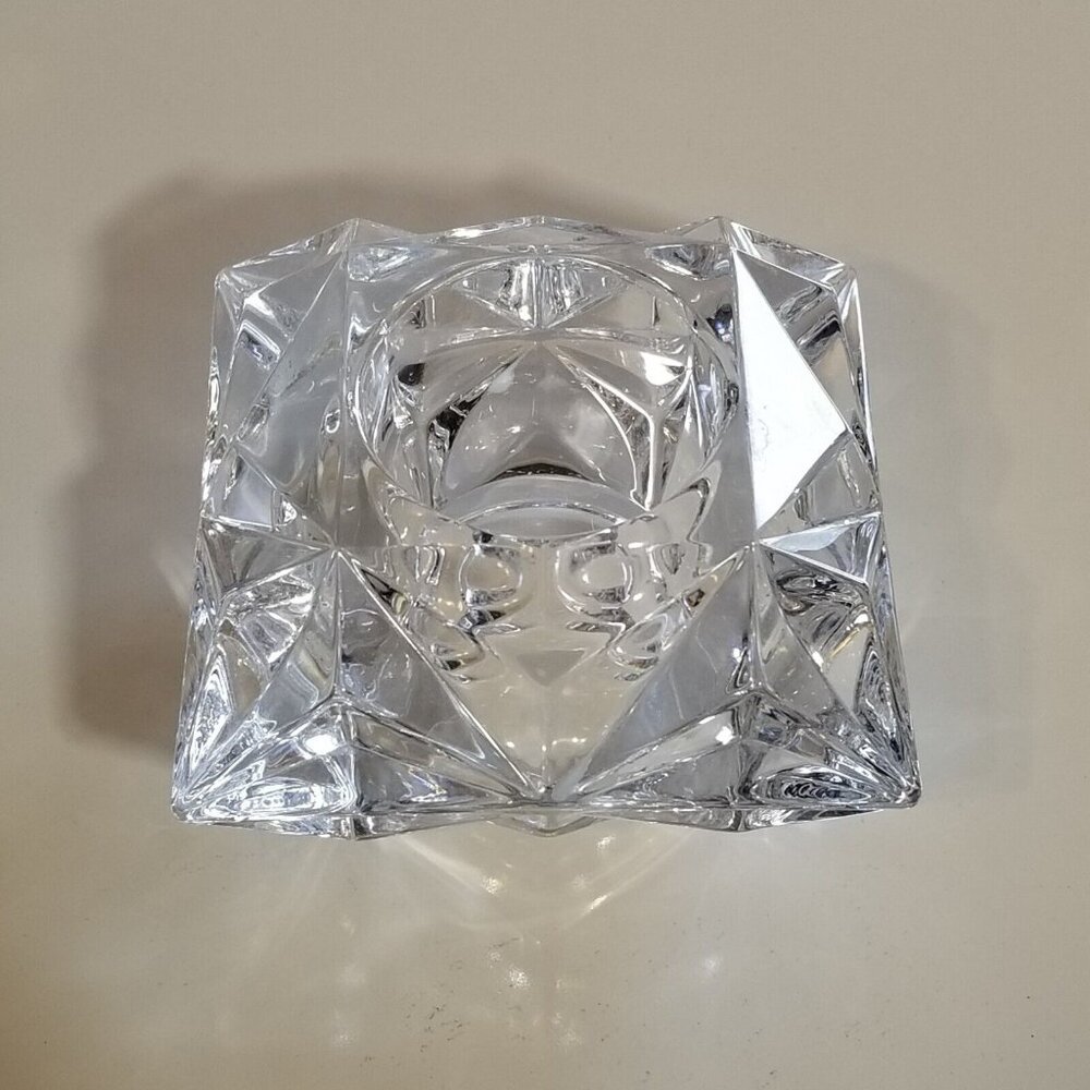 PartyLite Quad Prism 24% Lead Crystal Votive Candle Holder - Picture 8 of 8